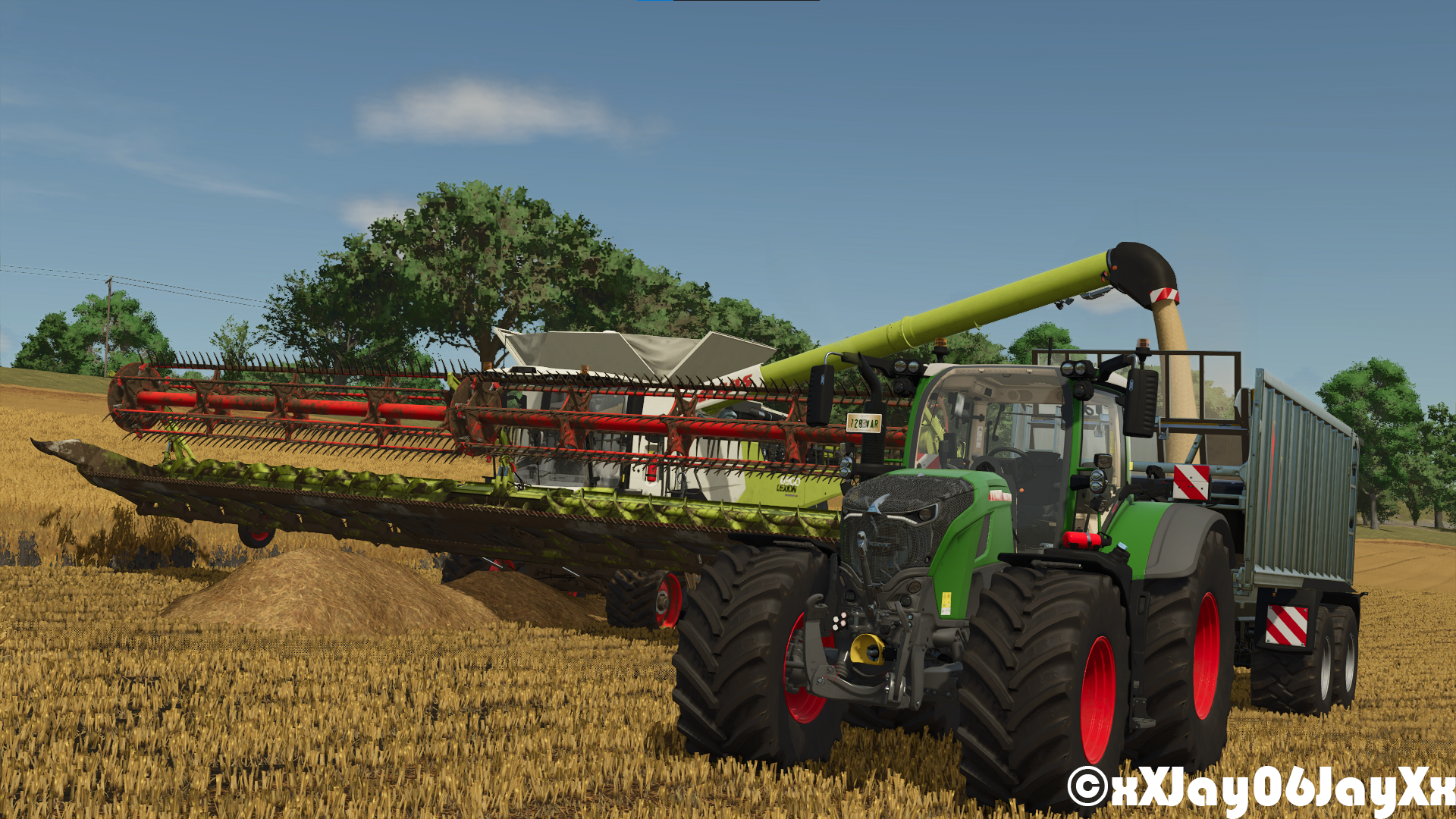 Hafer ernten